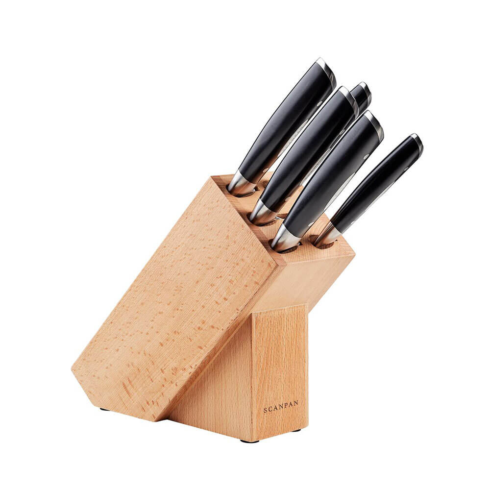 Scanpan Classic Knife Timber Block Set (6pcs)