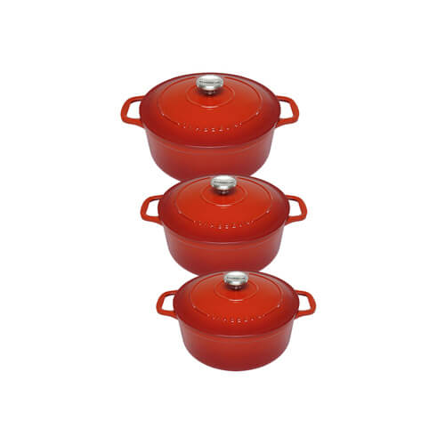 Chasseur Round French Oven (Inferno Red)