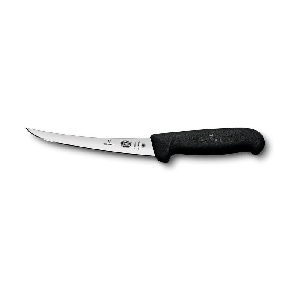 Fibrox Curved Flexible Narrow Blade Boning Knife 15cm