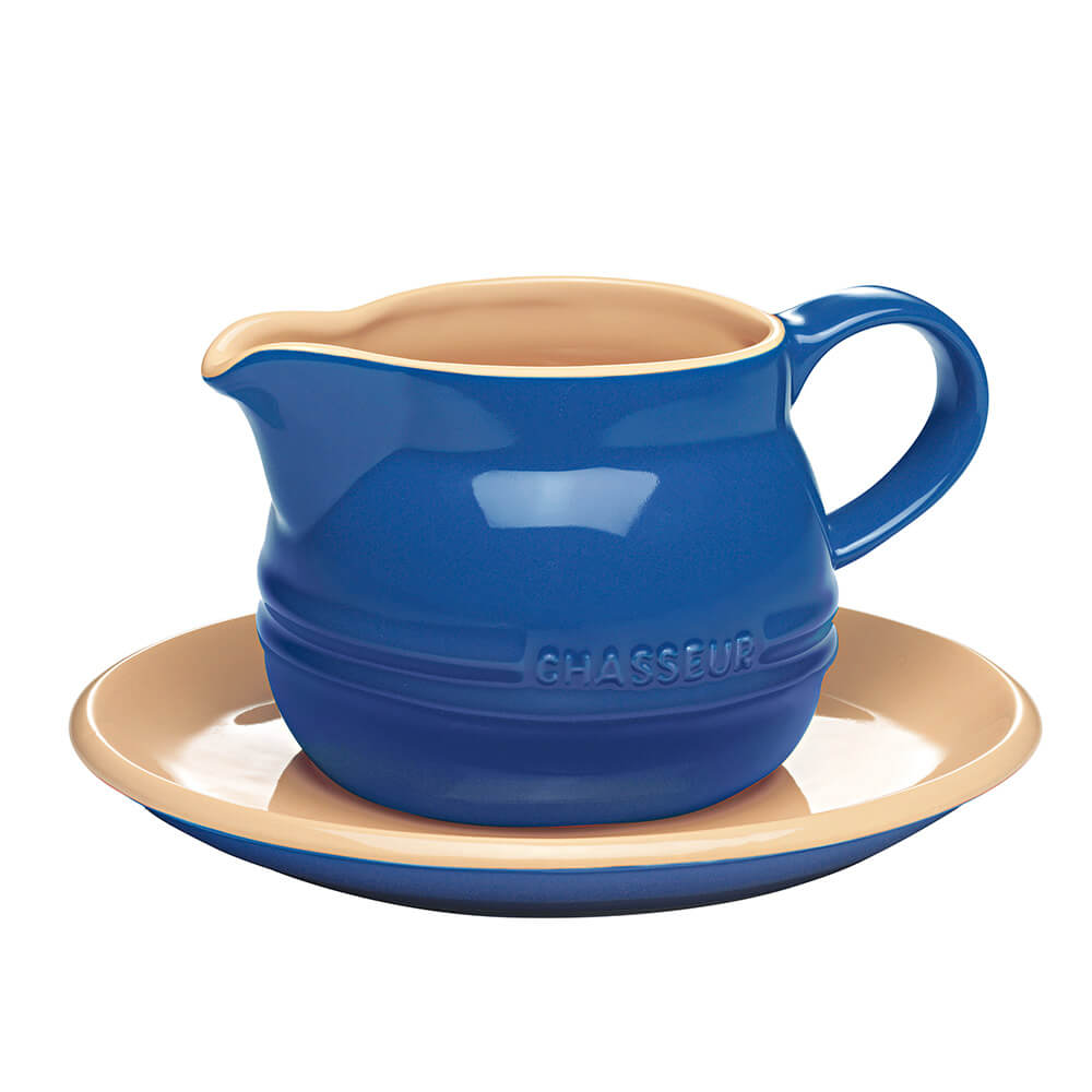 Chasseur La Cuissn Gravy Boat and Saucer