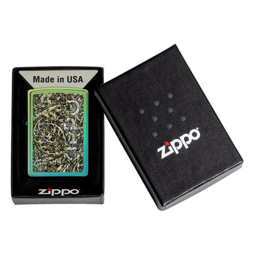 Zippo Colour Logo Teal Lighter