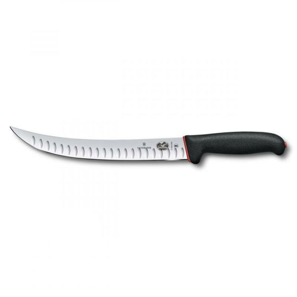 Fibrox Narrow Blade Fluted Dual Grip Slaughter Knife 25cm