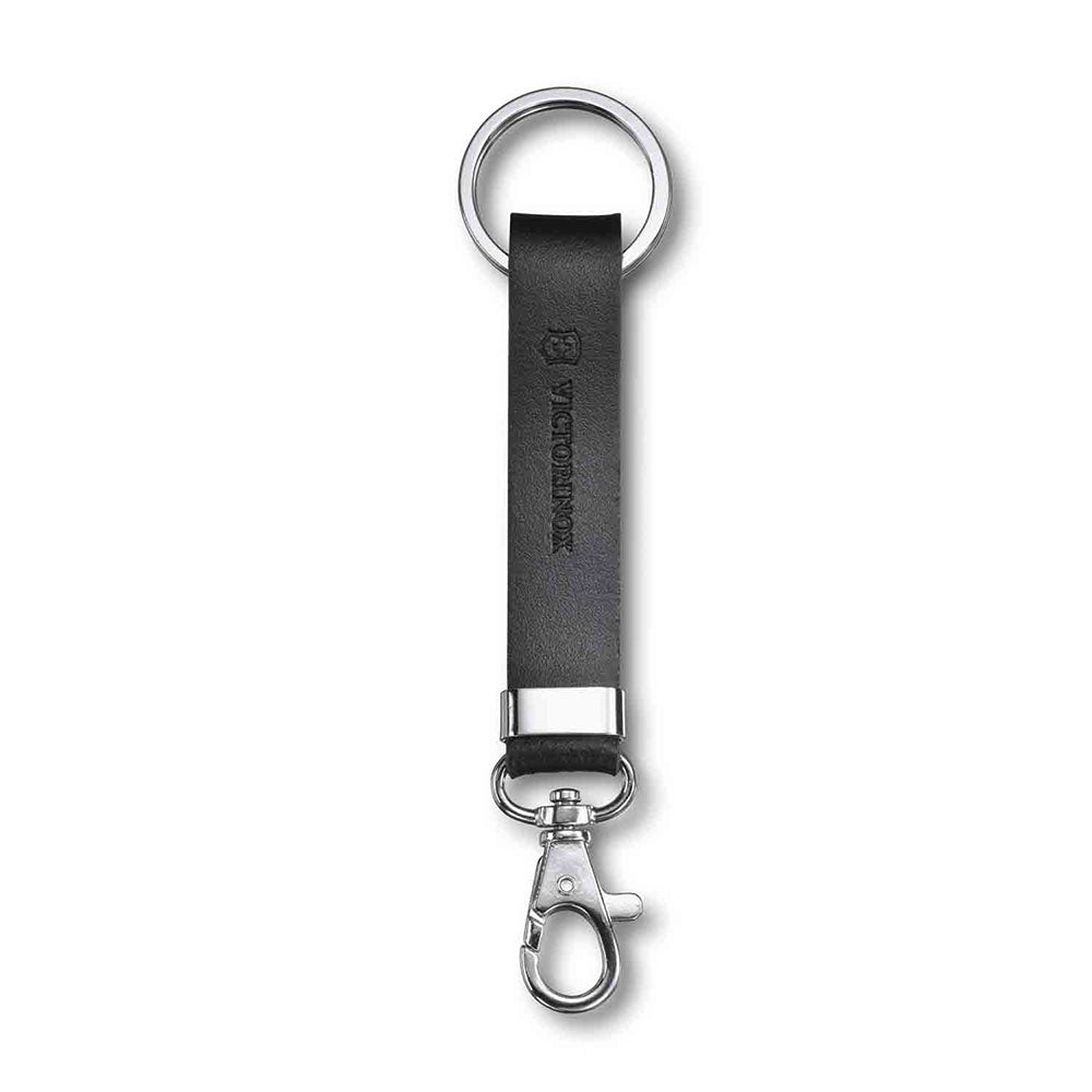 Leather Knife Hanger with Snap Hook (Black)