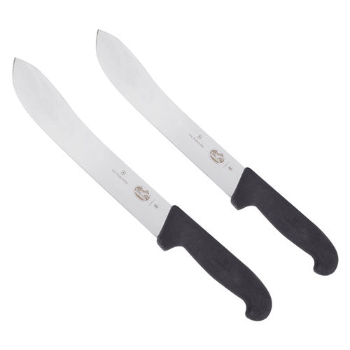 Wide Tip Blade Fibrox Butcher's Knife (Black)