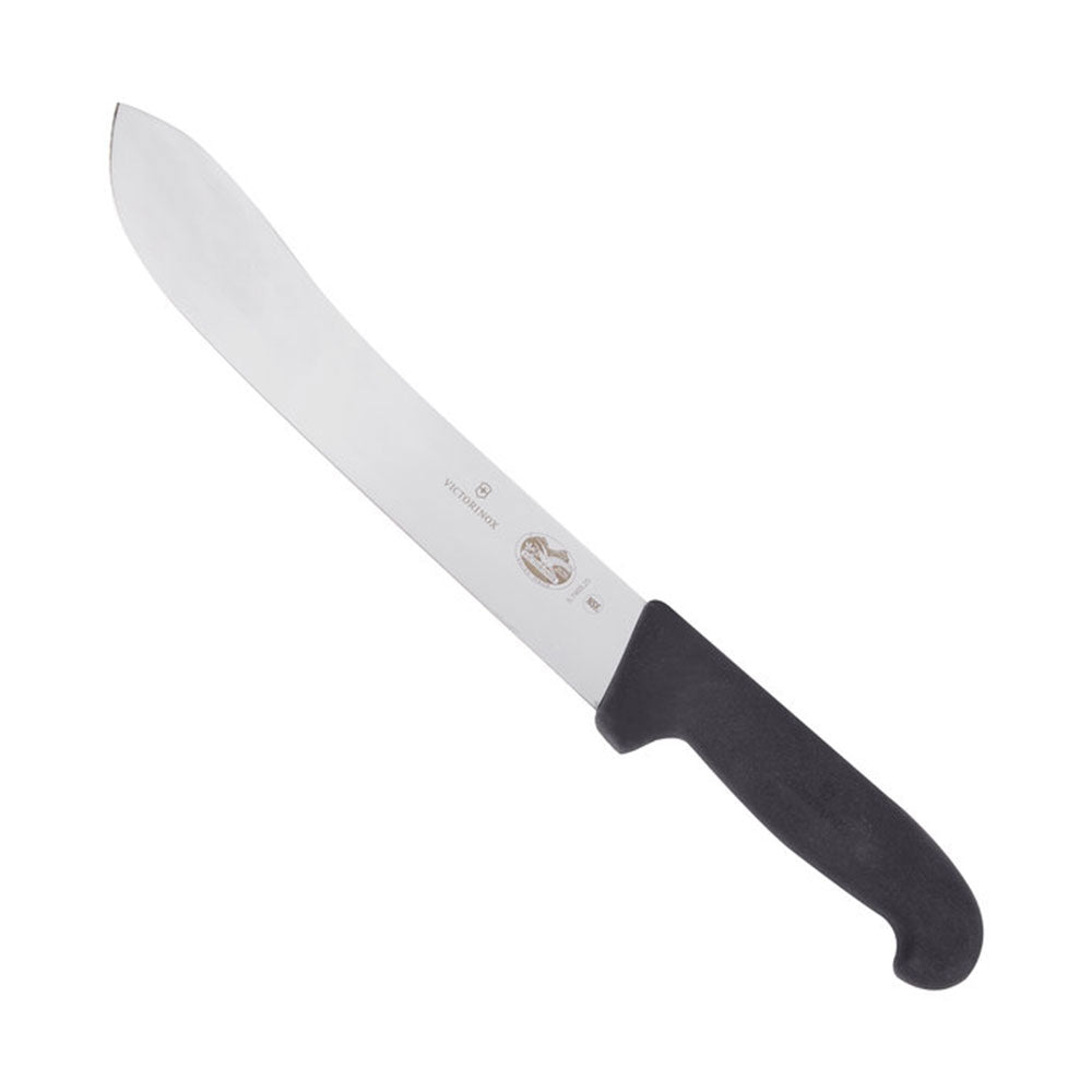 Ampla ponta de lâmina fibrox butcher's faca (preto)