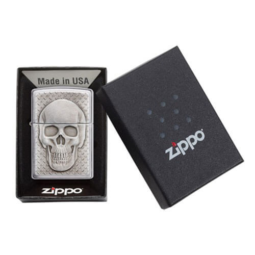 Zippo Skull with Brain Surprise Lighter