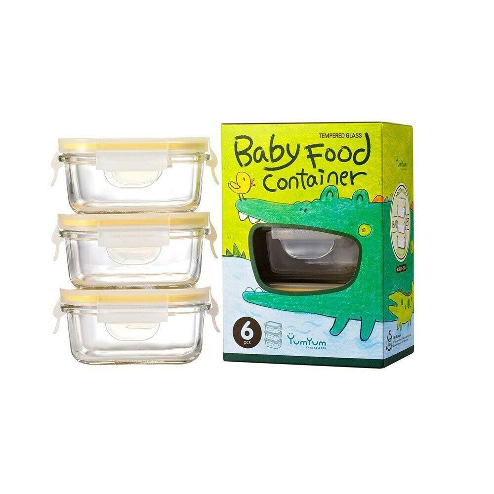 Glasslock Baby Food Container Set (3pcs)