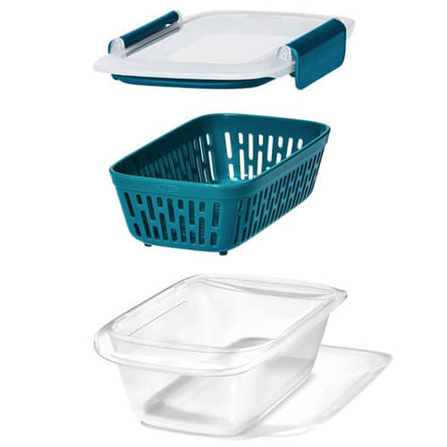 OXO Good Grips Prep and Go Container with Colander 0.4L