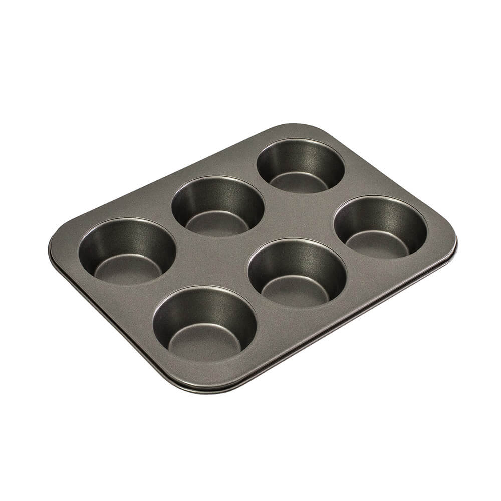 Bakemaster Large Muffin Pan (6 Cup/35x26cm)