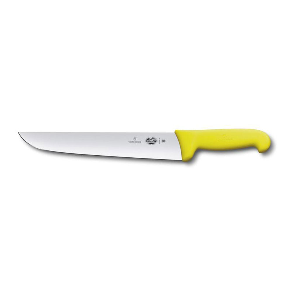  Metzgermesser mit gerader Klinge und Fibrox (Gelb)