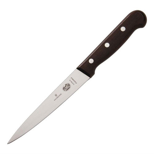 Filleting Knife Flexible Blade Rosewood