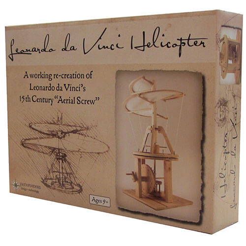 Pathfinders Da Vinci Helicopter Wooden Kit