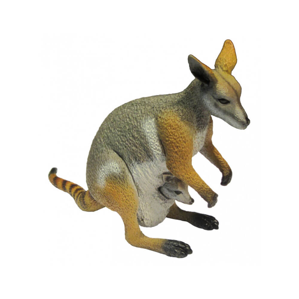 Animals of Australia Yellow-footed Rock Wallaby Replica