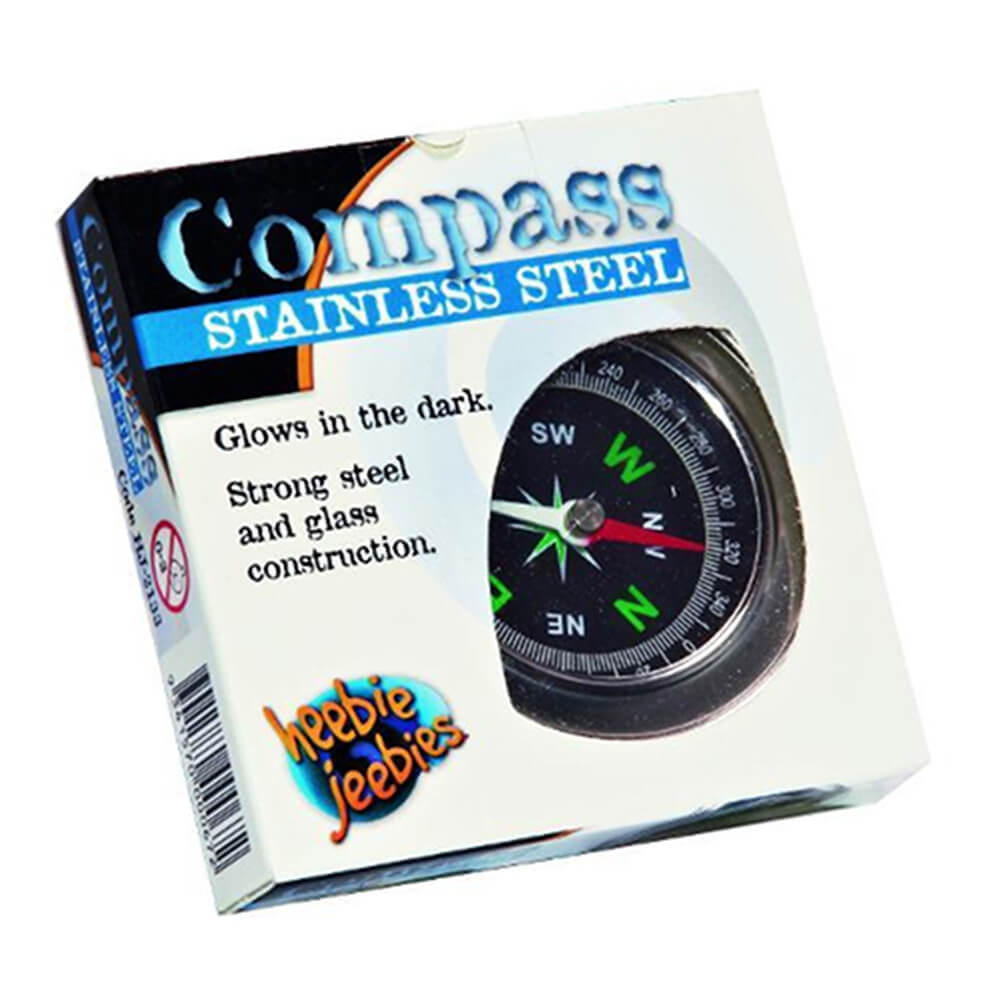 Kompass i rustfritt stål