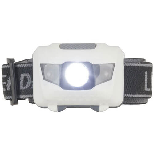 3W LED Head Torch w/ 2 Red LEDs