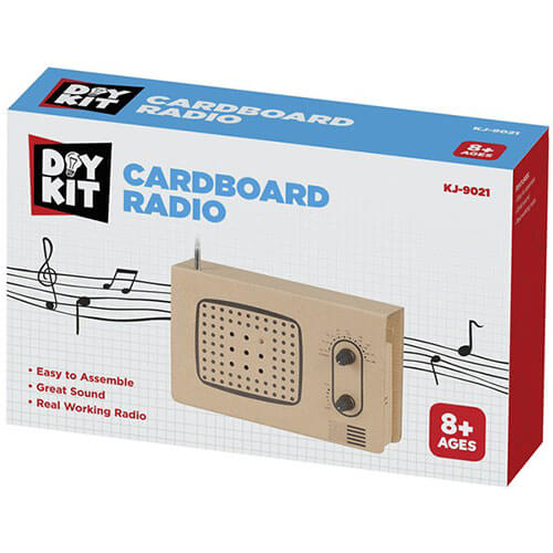 Cardboard Radio Construction Kit