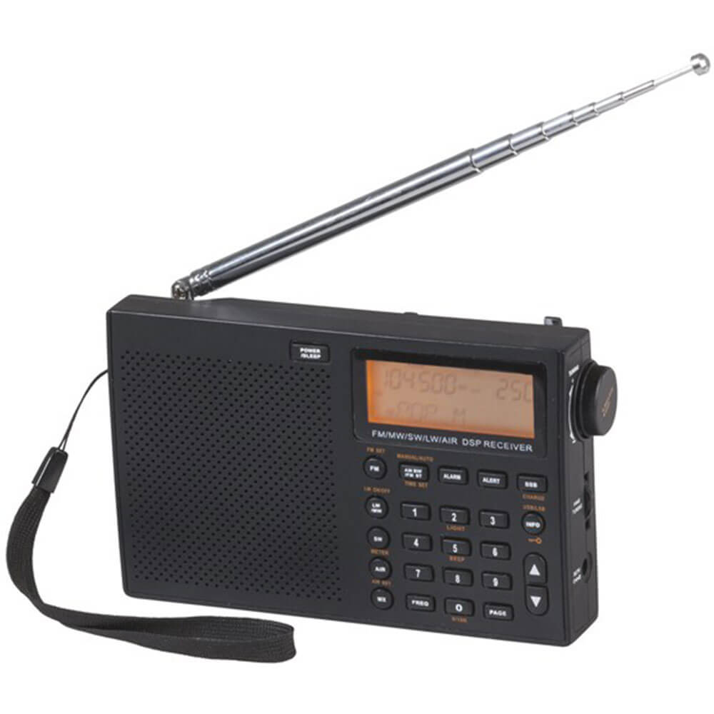 Compacte wereldbandradio met SSB