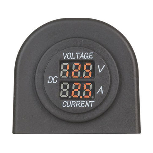 Panel/Surface Mount LED Voltmeter and Ampmeter