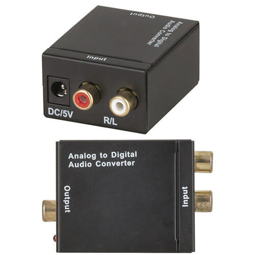 Digitech digitaal naar analoog audioconverter (coaxiaal/optisch)