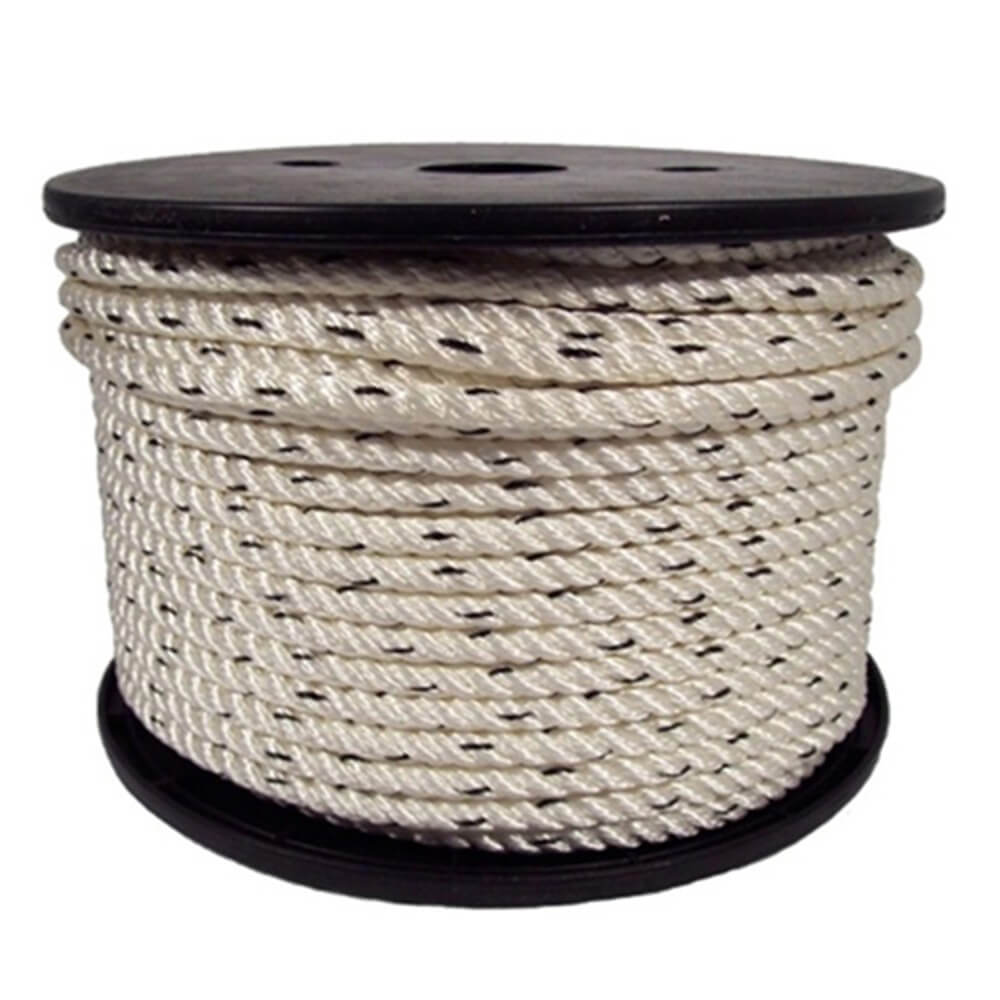  Nylon-Seil mit weißen und schwarzen Flecken, 100 m Rolle