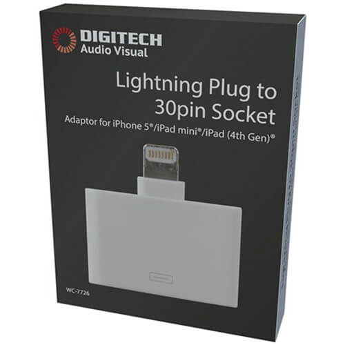 30-pins Apple Socket til Lightning Wire Plug Adapter