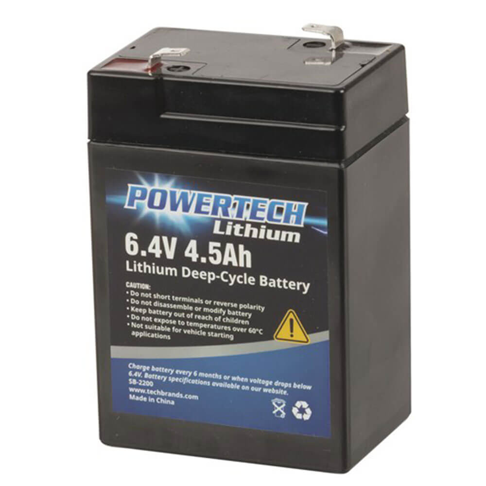 Lithium Deep Cycle Battery Lithium Polimer (6.4V 4.5Ah)