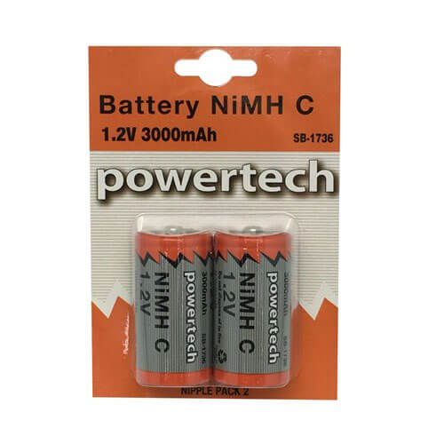 C-Type Rechargeable Nipple Cap Battery (3000mAH Ni-MH)
