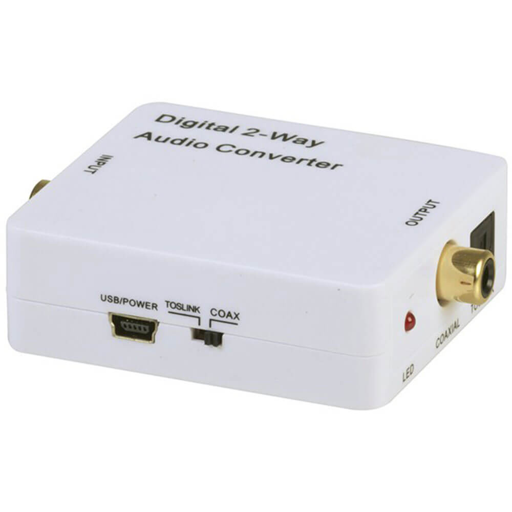 Convertidor y repetidor de audio digital Digitech (CoAx/TOSLINK)