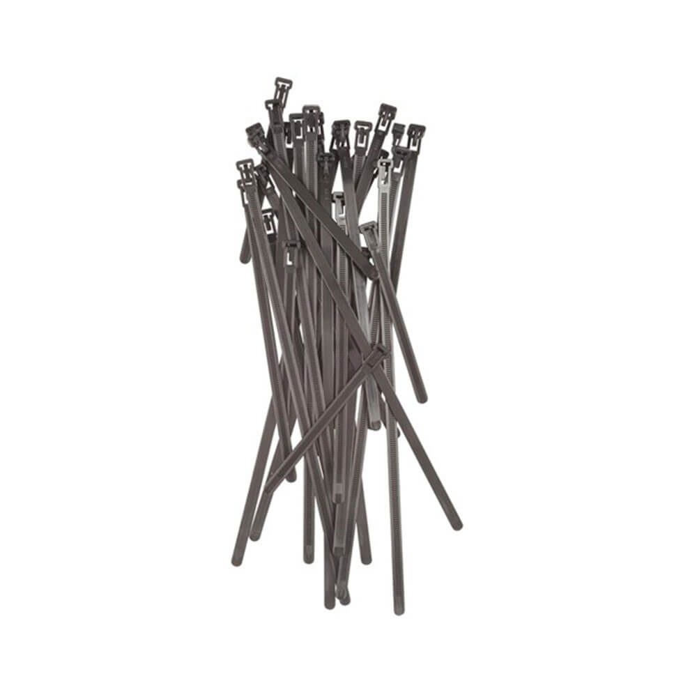 125-300mm Releasable Cable Tie Pack (30 Pieces Pack)
