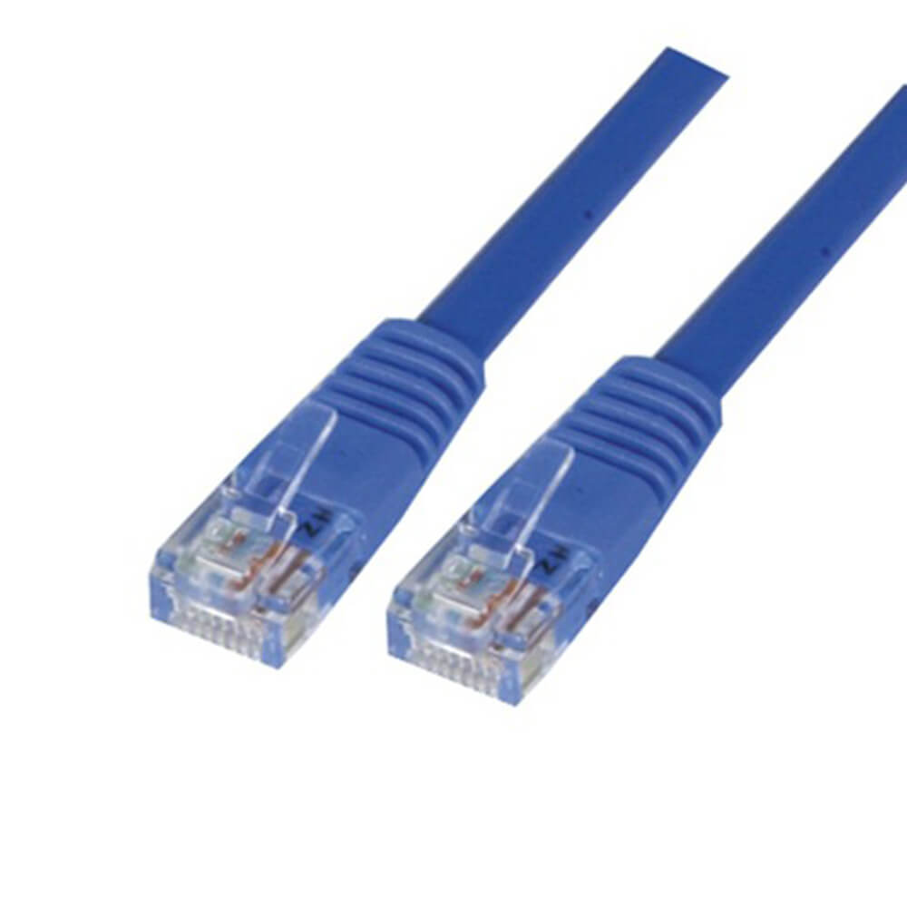 cable de conexión cat-6a de 20 m (azul)