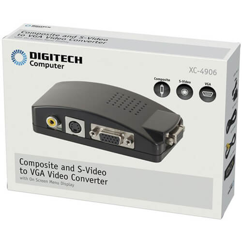Digitech Convertisseur RCA/SVidéo vers VGA