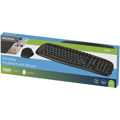 NEXTECH USB 2.4GHz Wireless USB Keyboard and Mouse