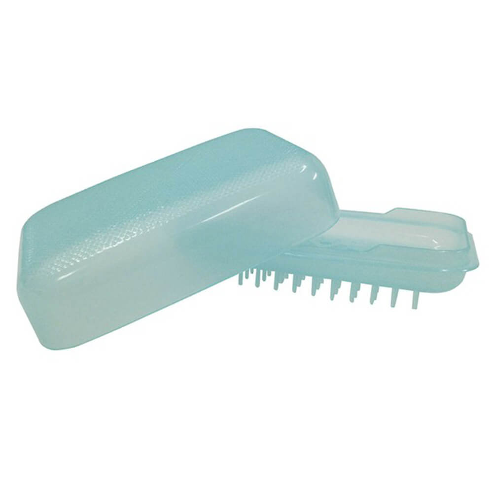Porte-savon de voyage, épurateur et brosse à cheveux (112x80x50mm)