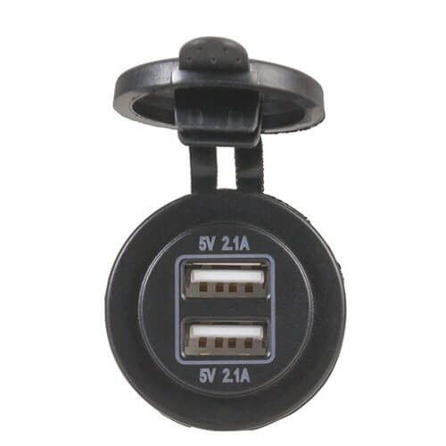 Easy-Install Dual USB Charging Ports Socket (2x2.1A)
