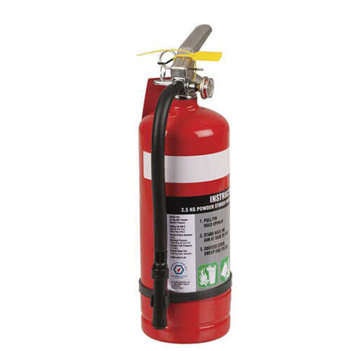 2.5kg Fire Extinguisher (3A:40B:E Metal Bracket)
