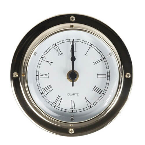 Brass Clock (120 x 37mm)