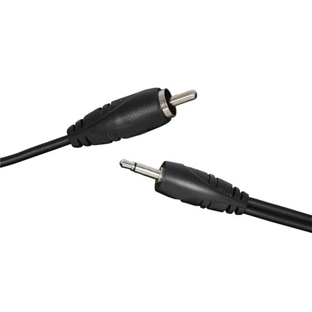 Câble audio fiche RCA vers fiche 3,5 mm mono 1,5 m