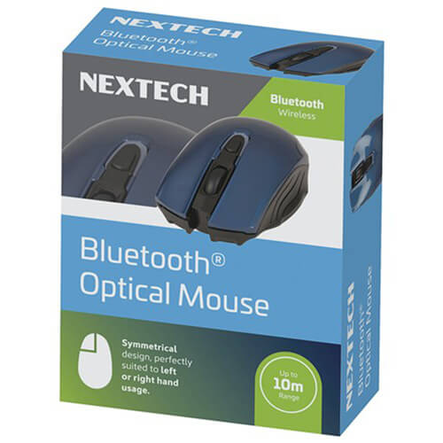 NEXTECH Symmetrical Design Bluetooth Mouse (800-1600DPI)