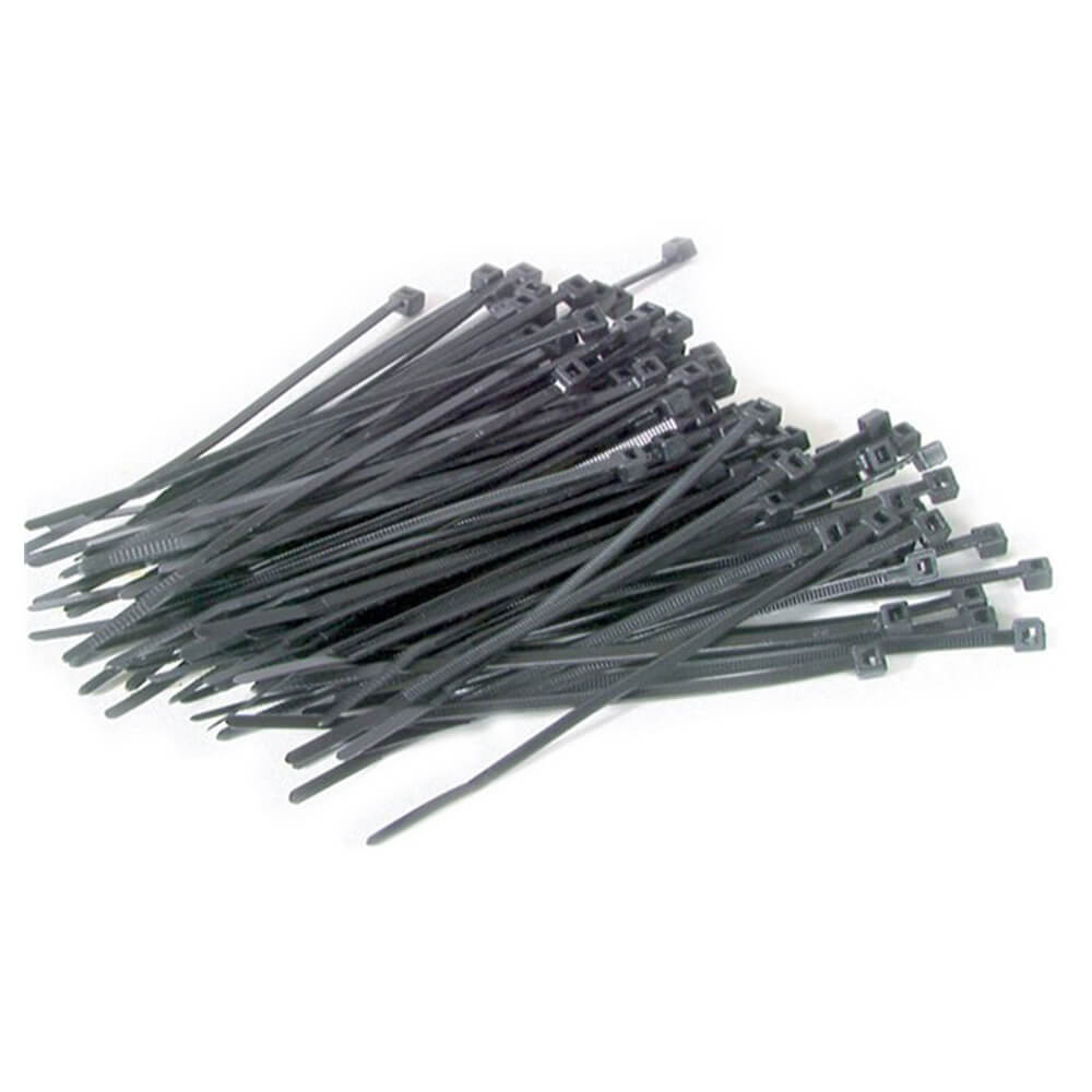 300x4.8mm Cable Tie Black (500 Pieces Pack)