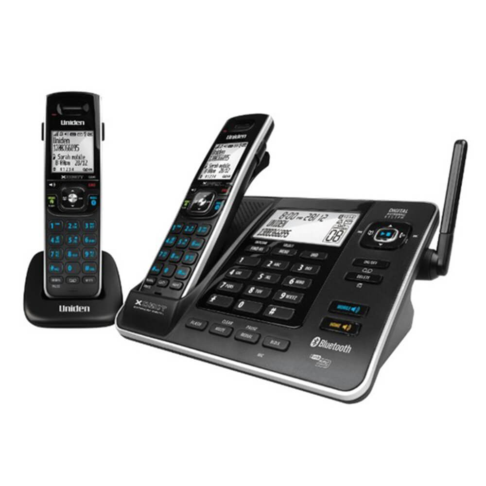 Uniden Bluetooth Two Handset Cordless Phone (Au XDECT8355+1)