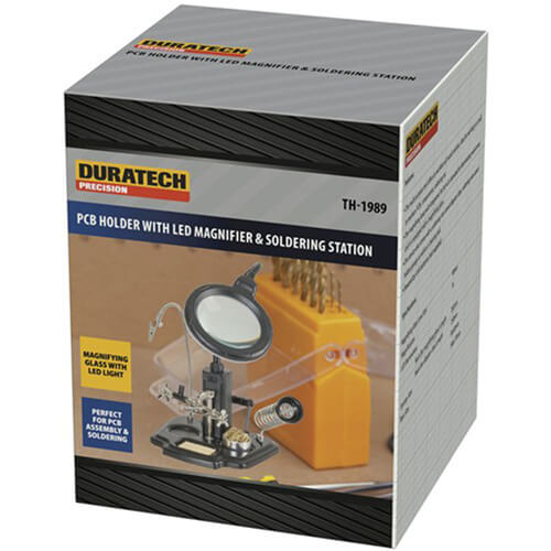 DuraTech LED Magnifying Lamp and Soldering Station