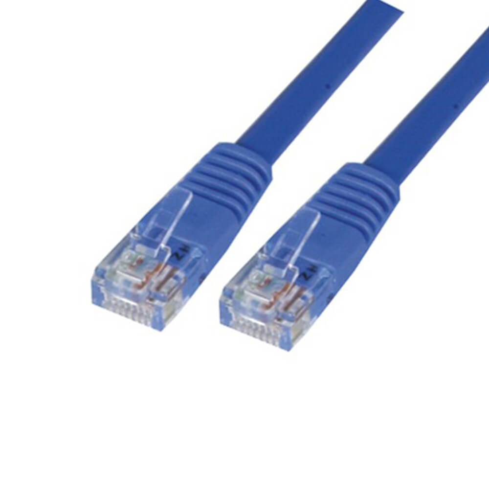 cable de conexión cat-5e de 20 m (azul)