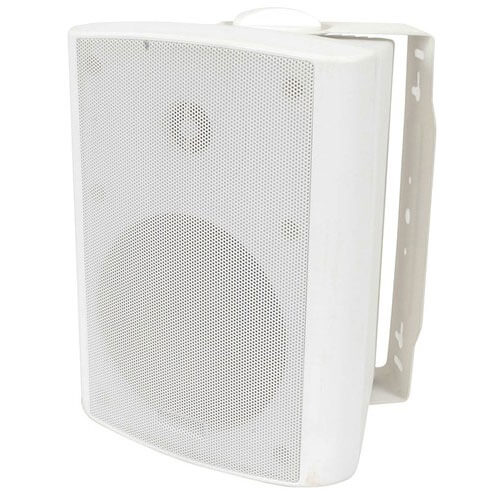 5" Indoor Outdoor 2-way Adjustable Speaker w/ Mount (White)