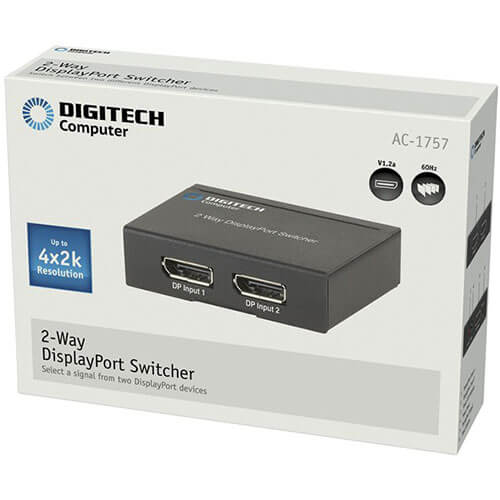 Digitech Displayport Switcher (2Way V1.2 PSU