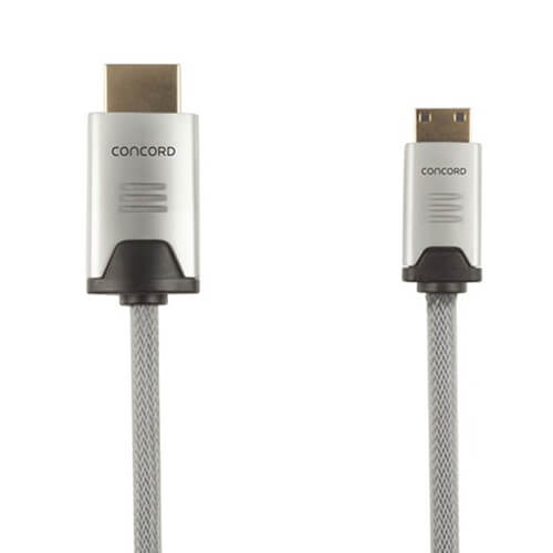 Concord HDMI 2.0B to HDMI-C Mini Audio/Video Lead (1.5m)