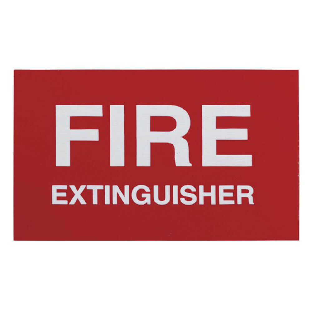 Adhesive Fire Extinguisher Sticker Sign (100 x 60 mm)