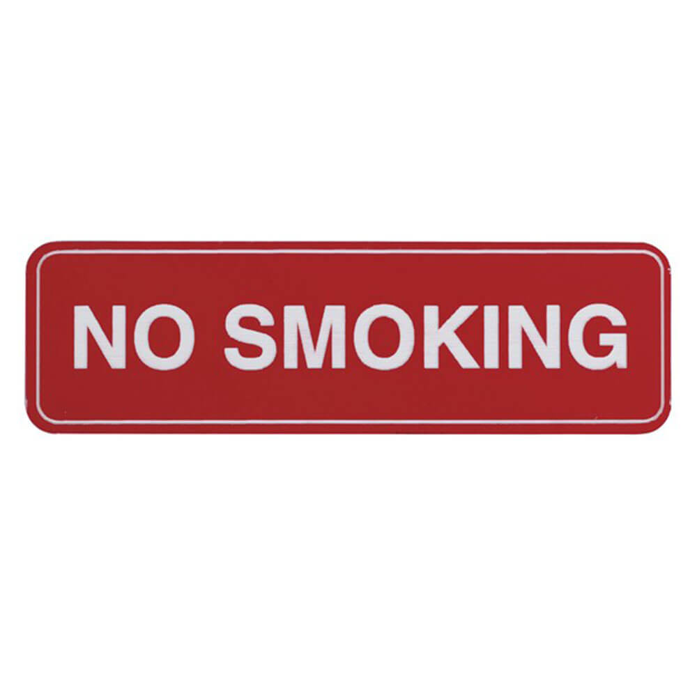 Adhesive No Smoking Sticker Sign (100x30mm)