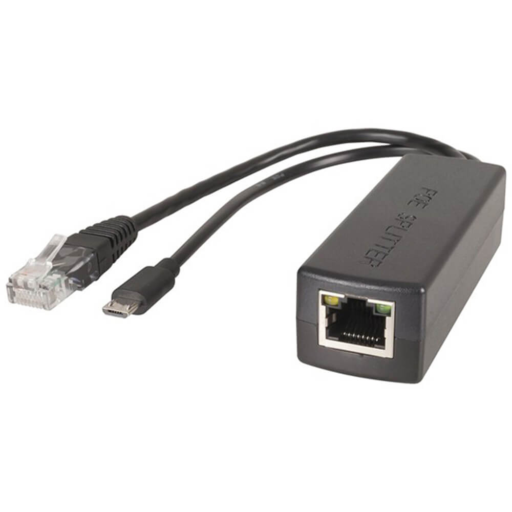 divisor PoE Micro USB de 5V para placas Raspberry Pi