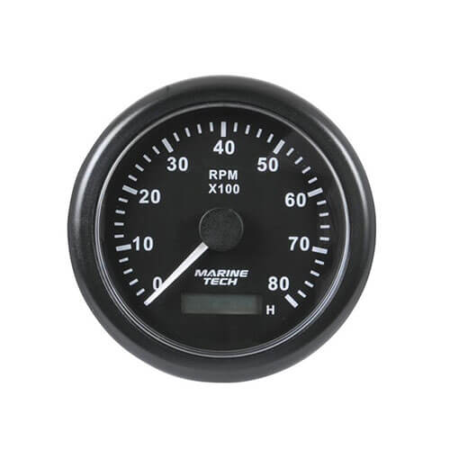 Turtellermåler (0-8000 rpm)