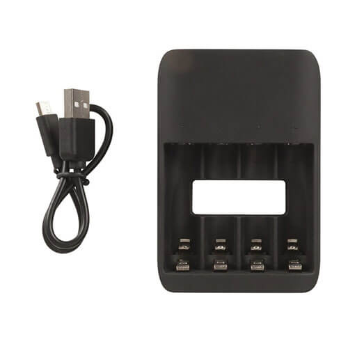 4 Channel Battery Charger w/ LED indicator (Ni-MH Ni-A)